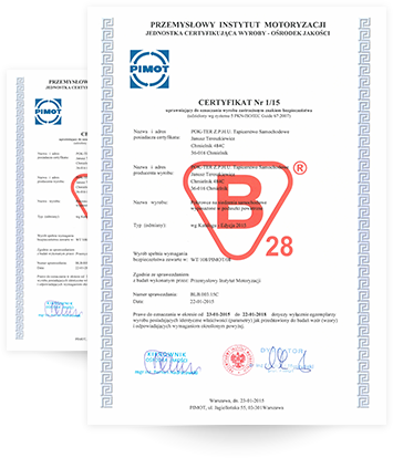 Certyfikaty Pok-Ter B28